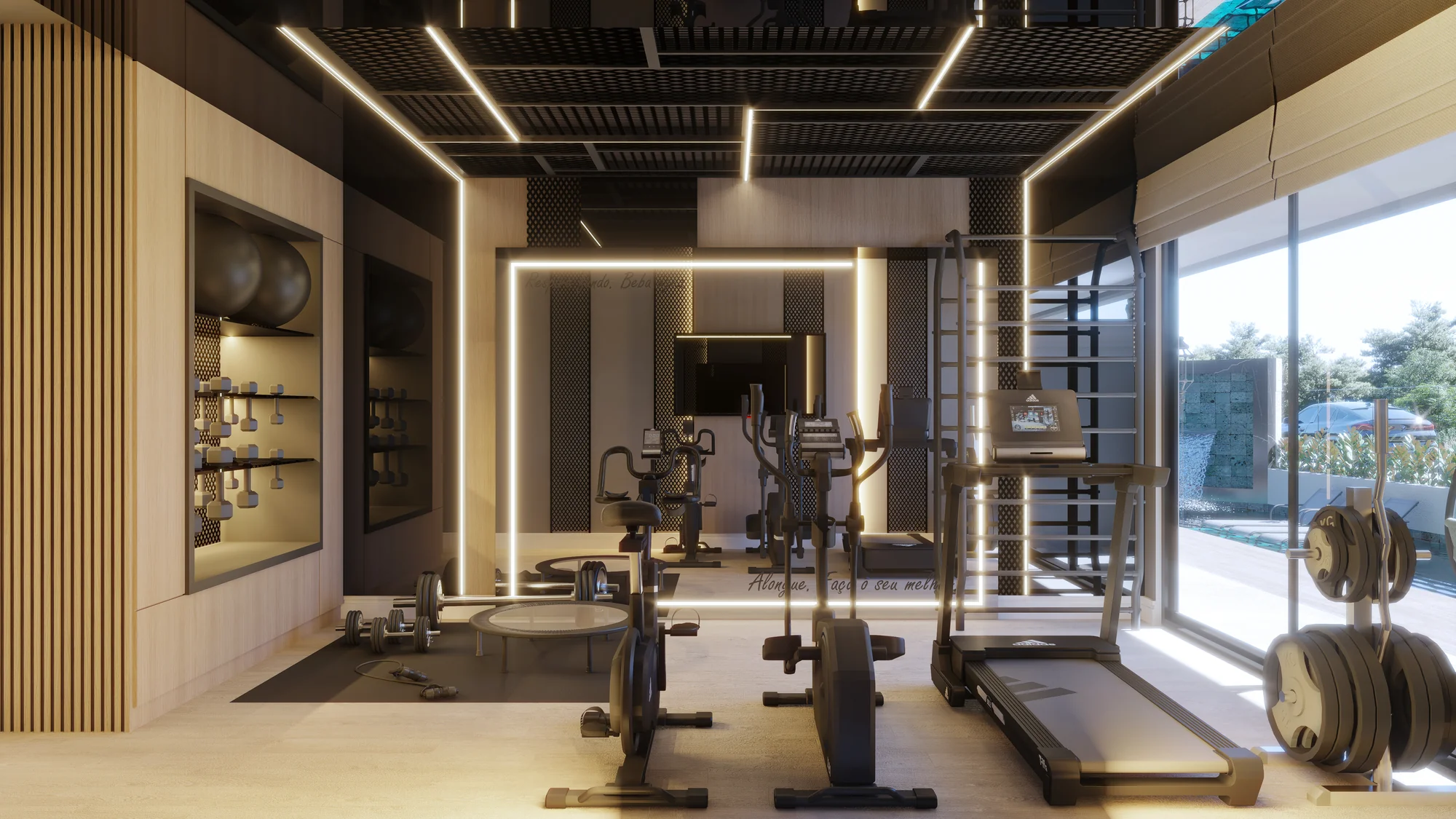 Equipped fitness